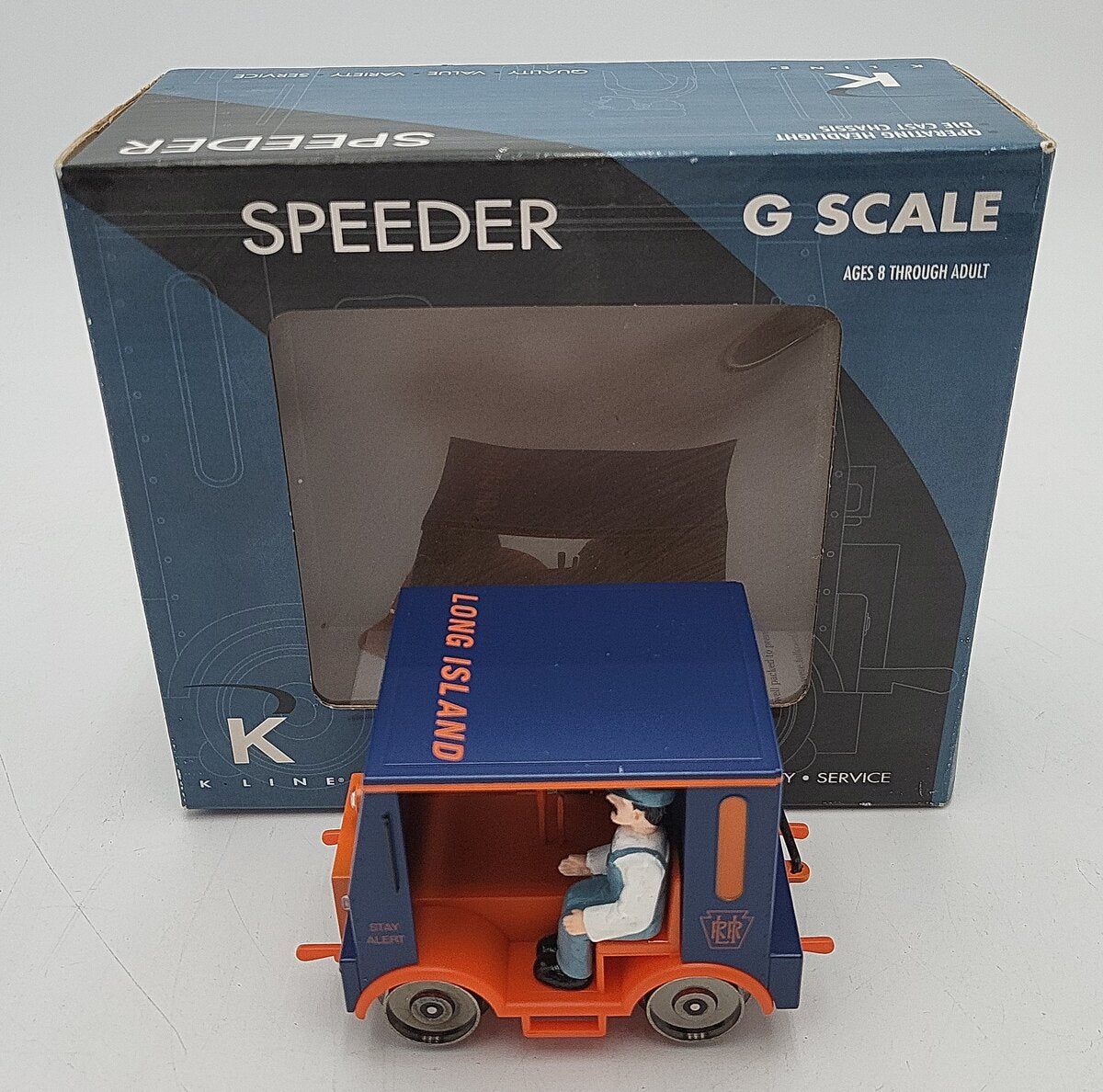 K-Line K92009 LIRR O Scale Speeder LN/Box