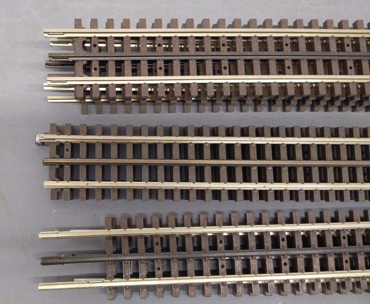 Atlas O Gauge Assorted Curved and Straight Track (10) EX