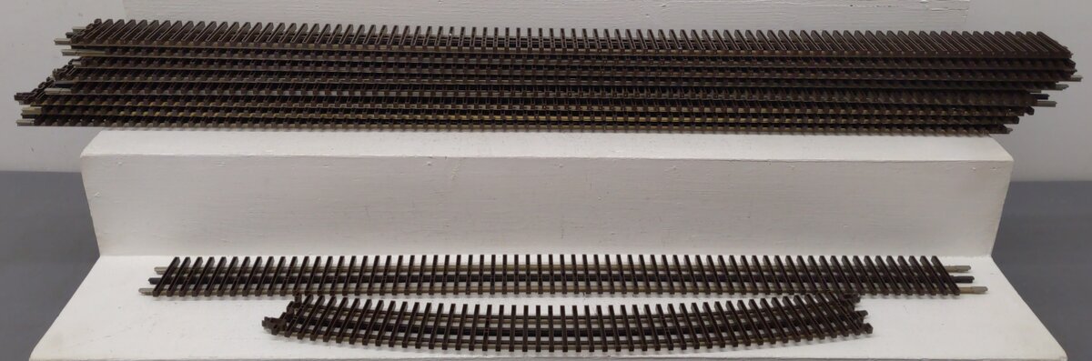 Atlas O Gauge Assorted Curved and Straight Track (10) EX