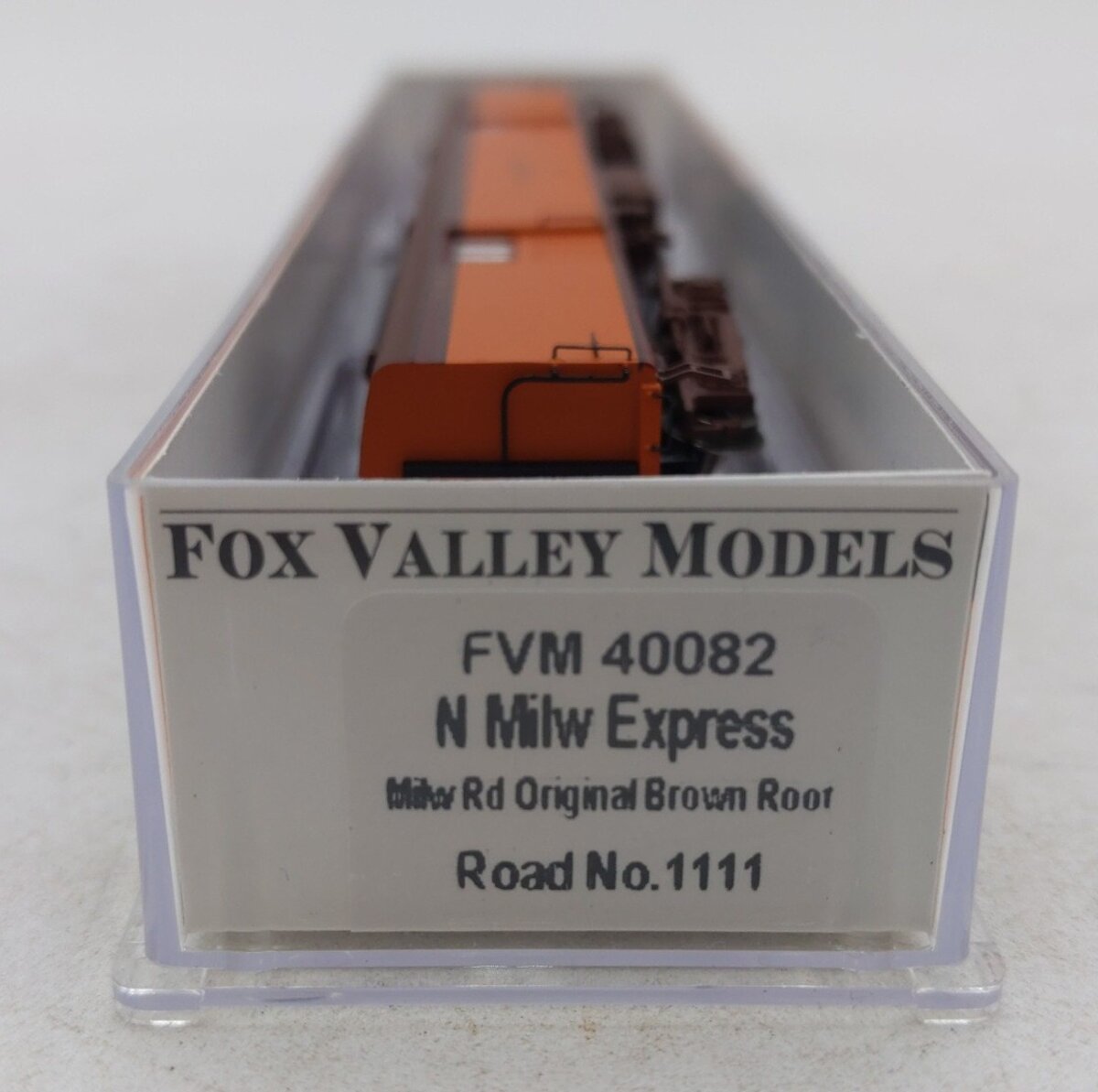 Fox Valley Models 40082 N 1935 Milwaukee Road Railway Express Agency Car #1111 LN/Box