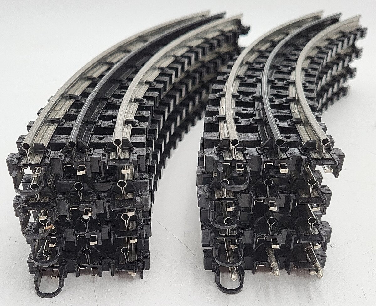 K-Line K-0706 O SuperSnap O31 Curved Track Sections (Pack of 8) EX