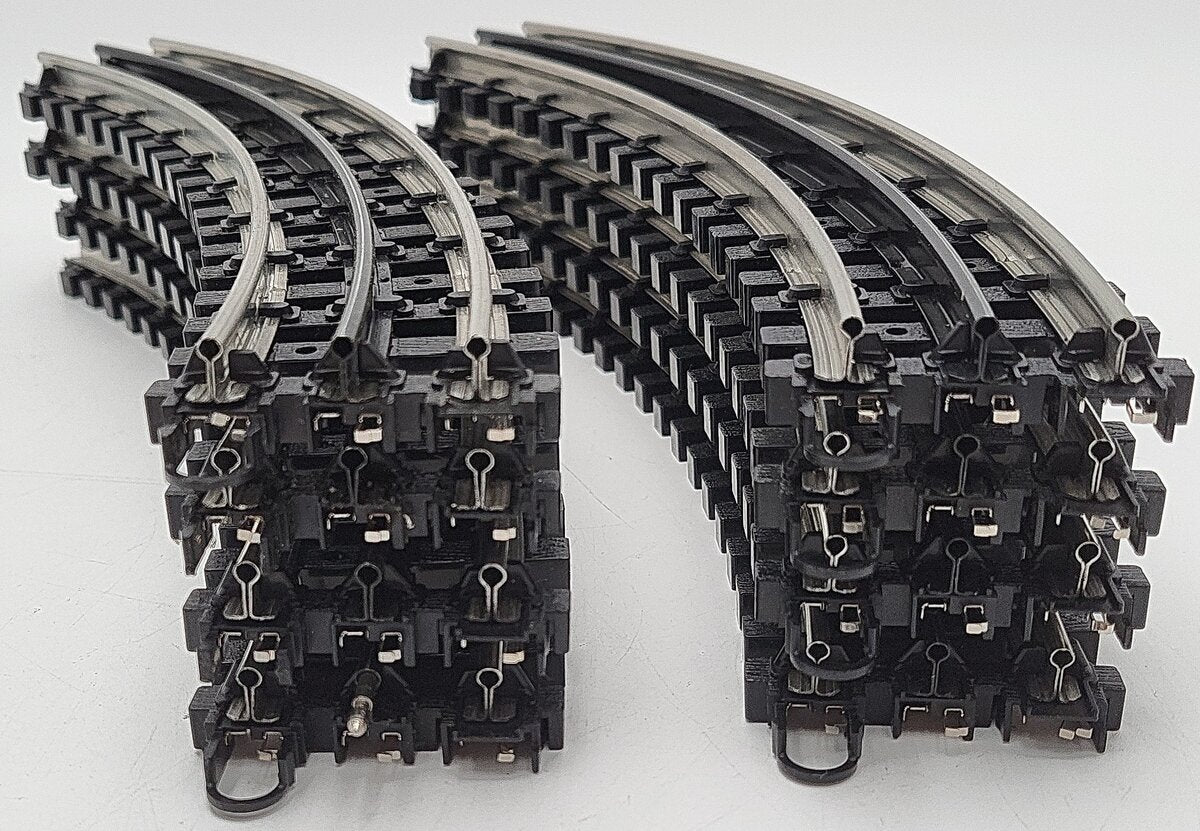K-Line K-0706 O SuperSnap O31 Curved Track Sections (Pack of 8) EX