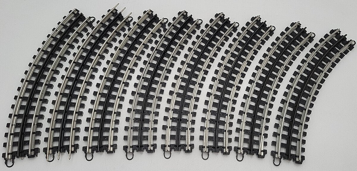 K-Line K-0706 O SuperSnap O31 Curved Track Sections (Pack of 8) EX