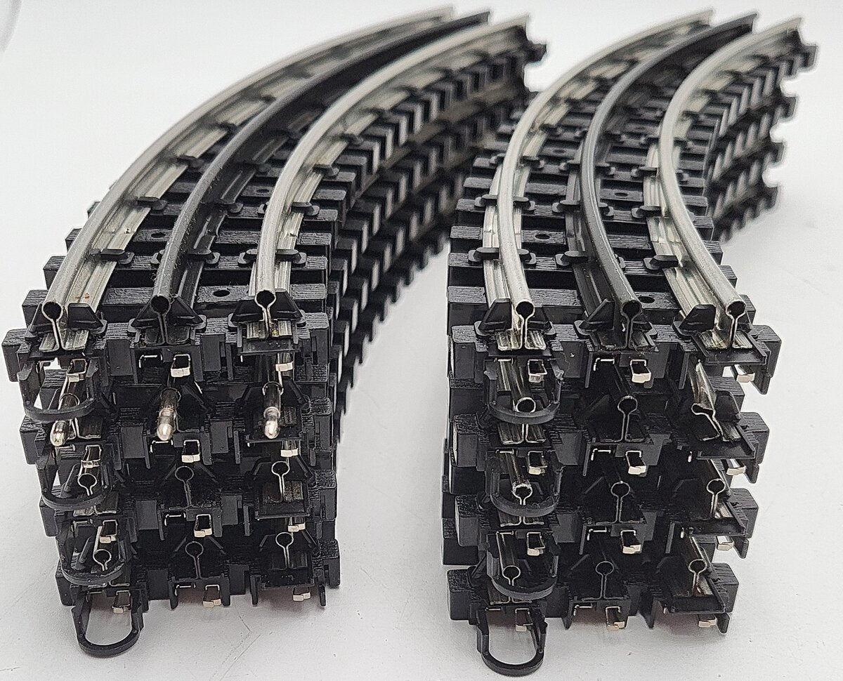 K-Line K-0706 O SuperSnap O31 Curved Track Sections (Pack of 8) EX