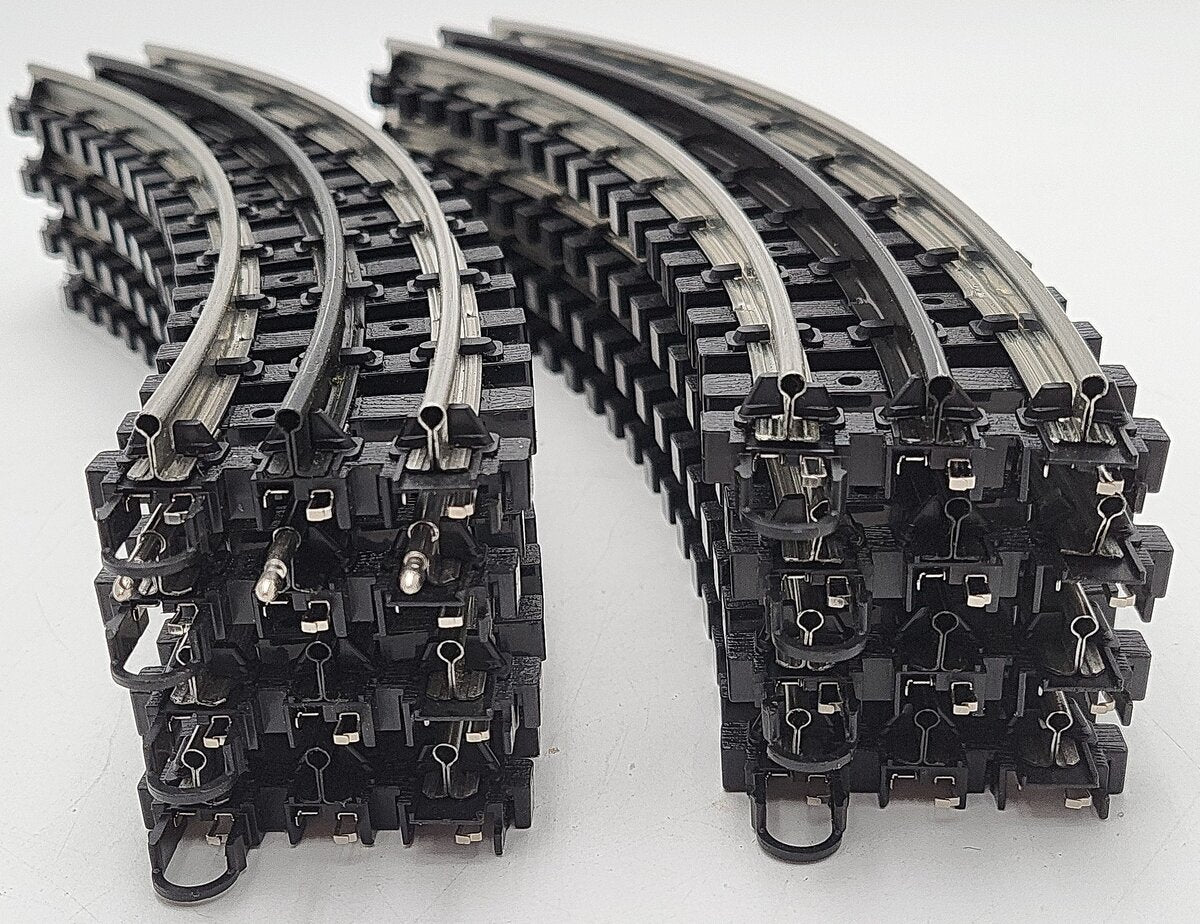 K-Line K-0706 O SuperSnap O31 Curved Track Sections (Pack of 8) EX