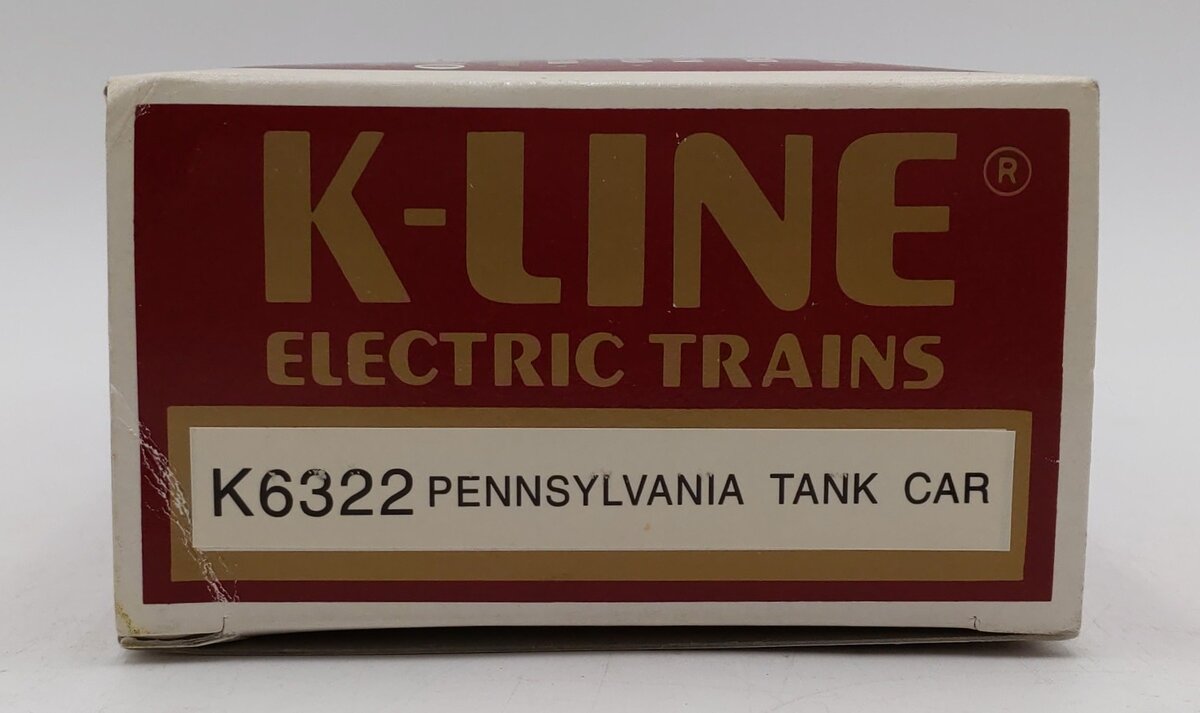 K-Line K-6322 O Gauge Pennsylvania Classic Tank Car EX/Box