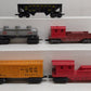 Marx Vintage O Gauge Train Cars 284, 586, 21429, 3280 And Unnumbered Caboose [5] VG
