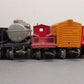Marx Vintage O Gauge Train Cars 284, 586, 21429, 3280 And Unnumbered Caboose [5] VG