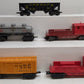 Marx Vintage O Gauge Train Cars 284, 586, 21429, 3280 And Unnumbered Caboose [5] VG