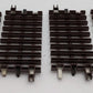 Atlas 6051 O Nickel Silver 4-1/2" Straight Track with Brown Ties [4] EX