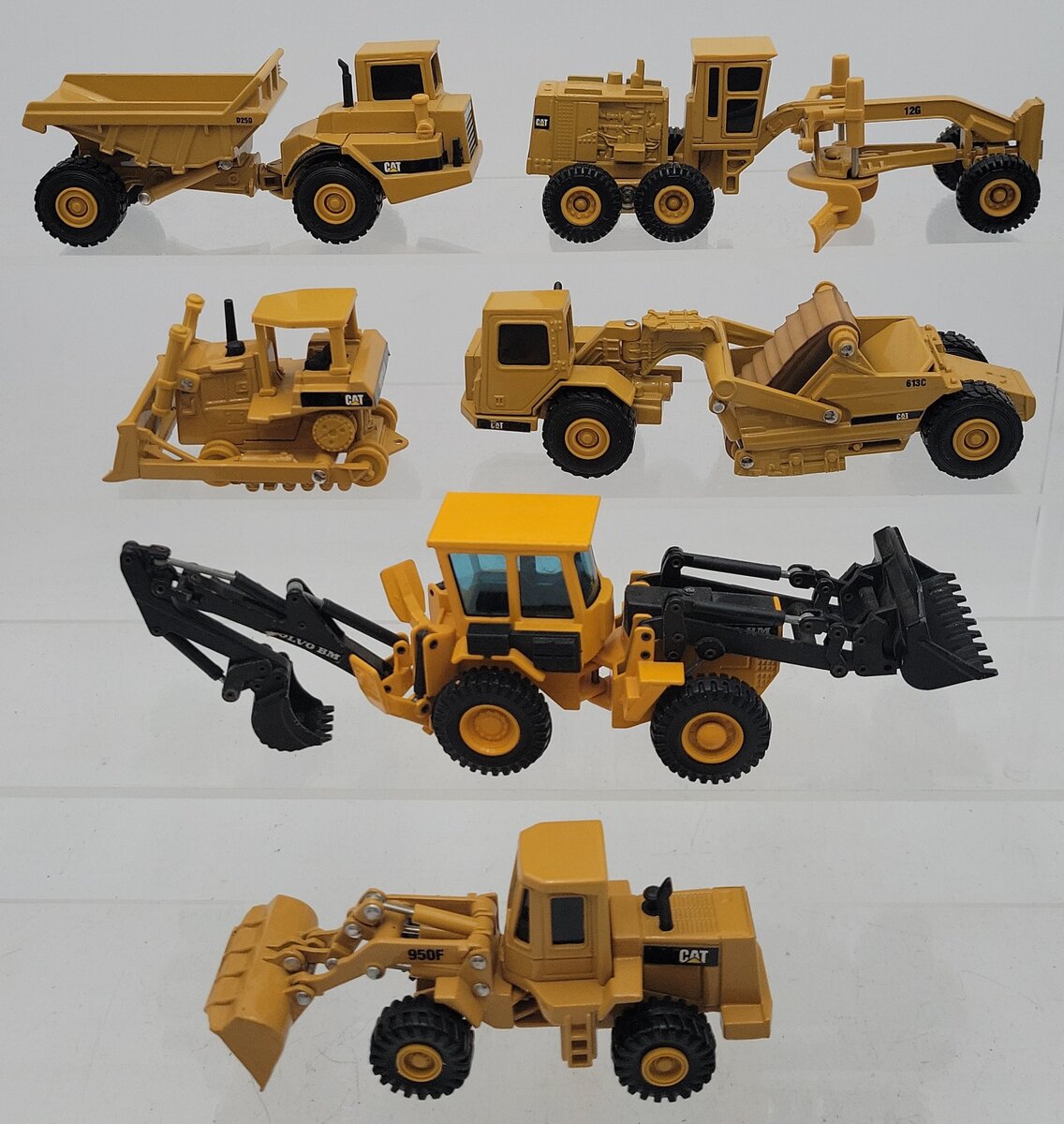 Ertl Assorted Diecast Caterpillar Vehicles [6] EX