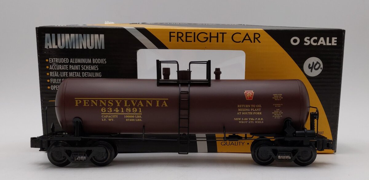 K-Line K6341-1891 O Gauge Pennsylvania Classic Single Dome Tank Car #6341891 LN/Box