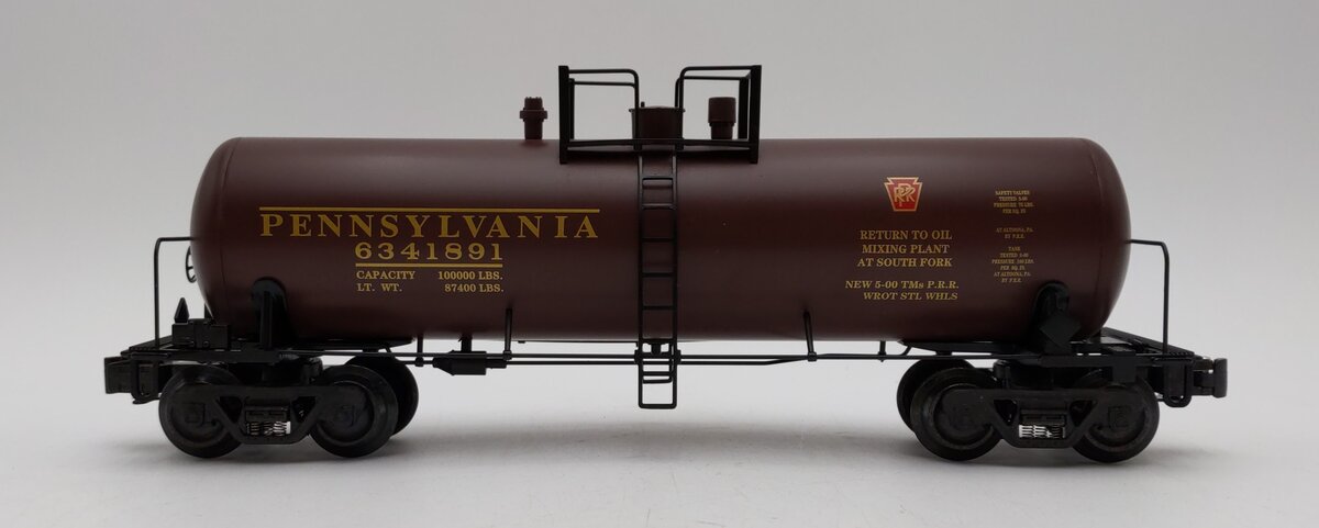 K-Line K6341-1891 O Gauge Pennsylvania Classic Single Dome Tank Car #6341891 LN/Box