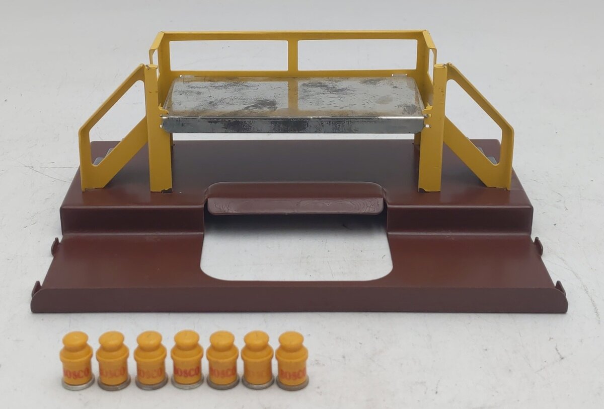 Lionel 6-36702 Bosco Yellow & Brown Milk Platform VG