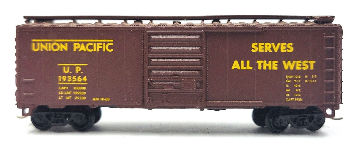 Atlas 3420 N Scale Union Pacific 40' Boxcar #193564 LN/Box