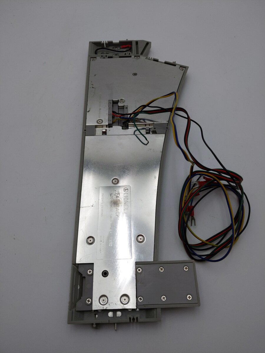 Lionel 6-12048 O72 Nickel Silver FasTrack Left Hand Remote Switch Turnout VG