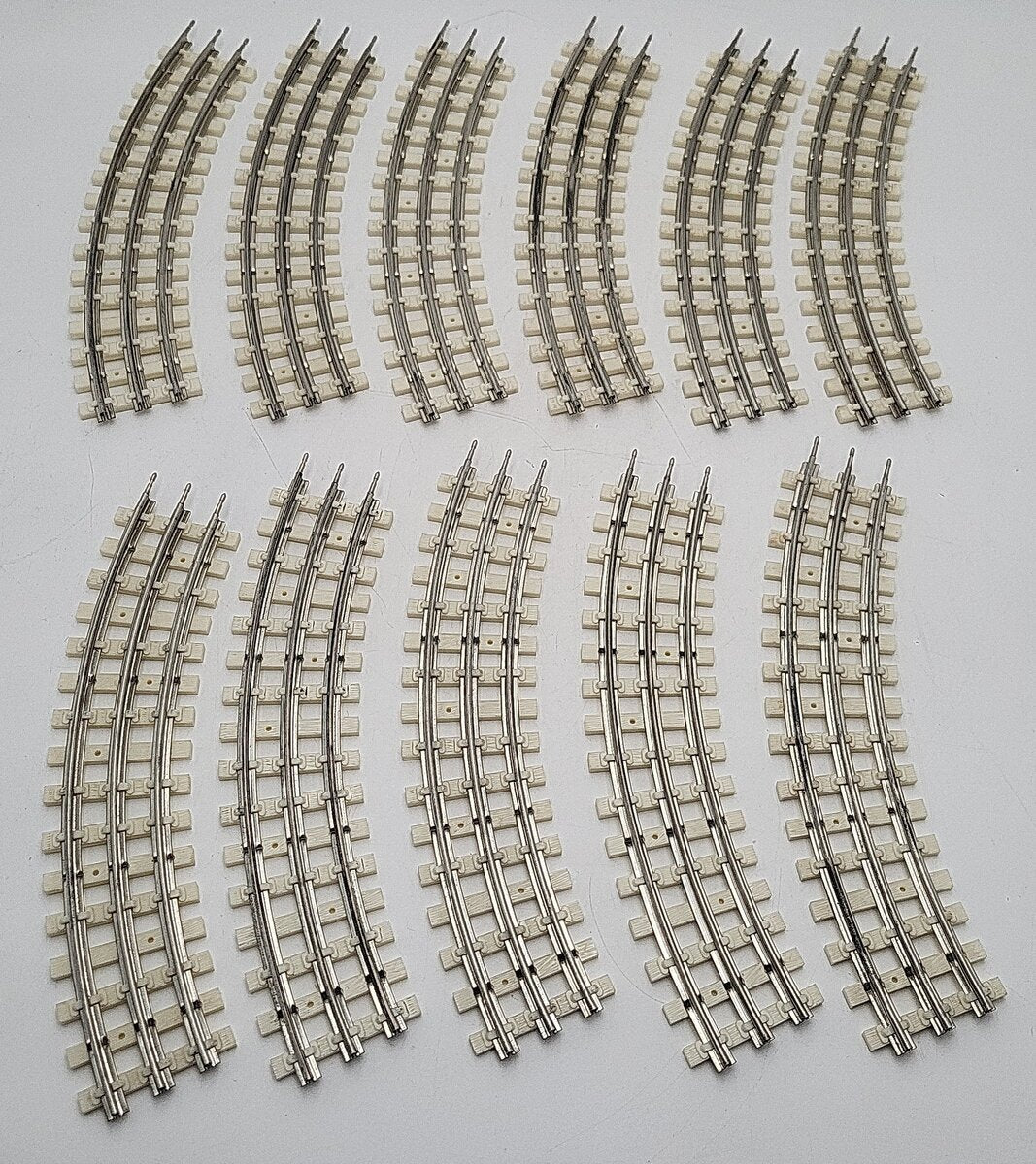 K-Line O Gauge O-31 Curved Sections w/ White Ties [11] EX