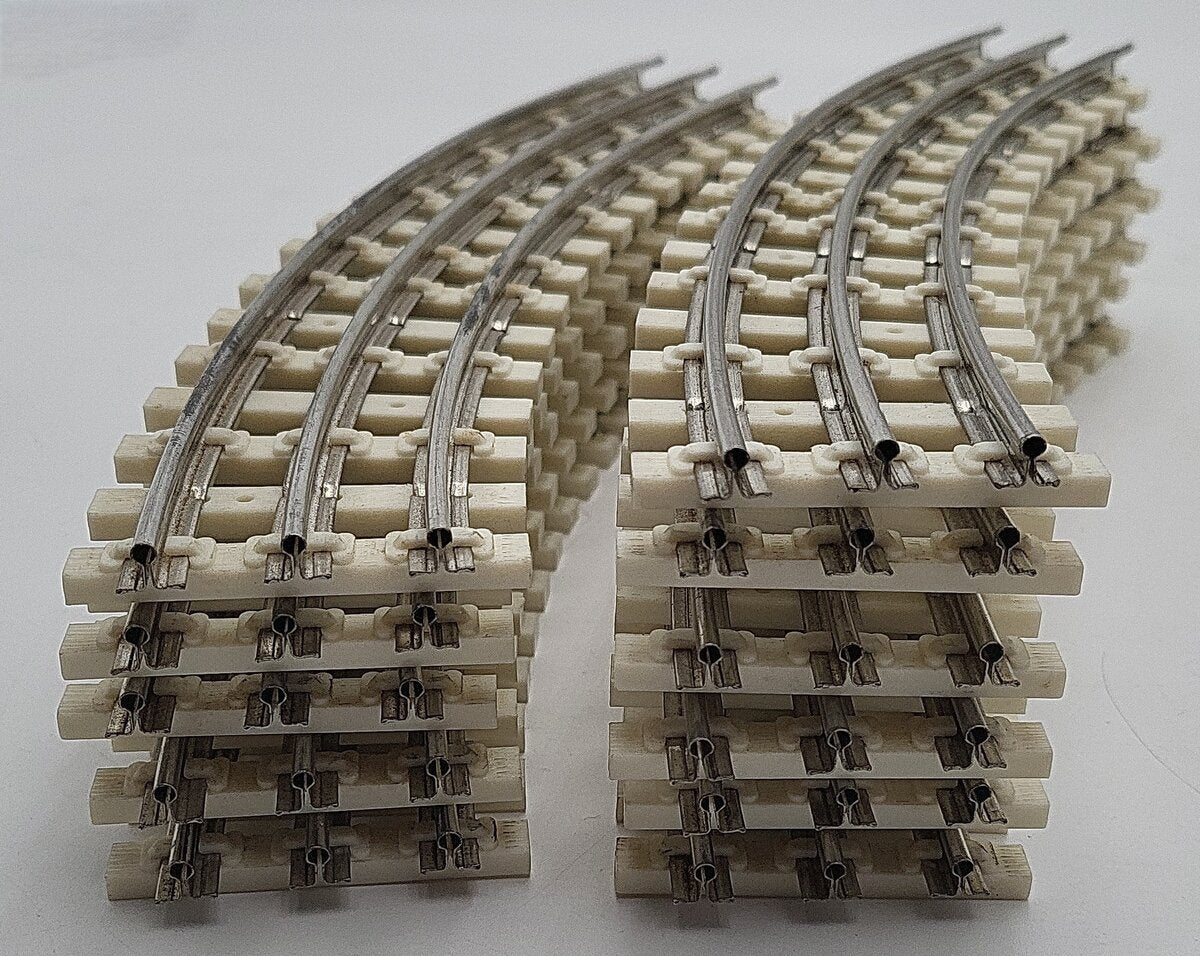 K-Line O Gauge O-31 Curved Sections w/ White Ties [11] EX
