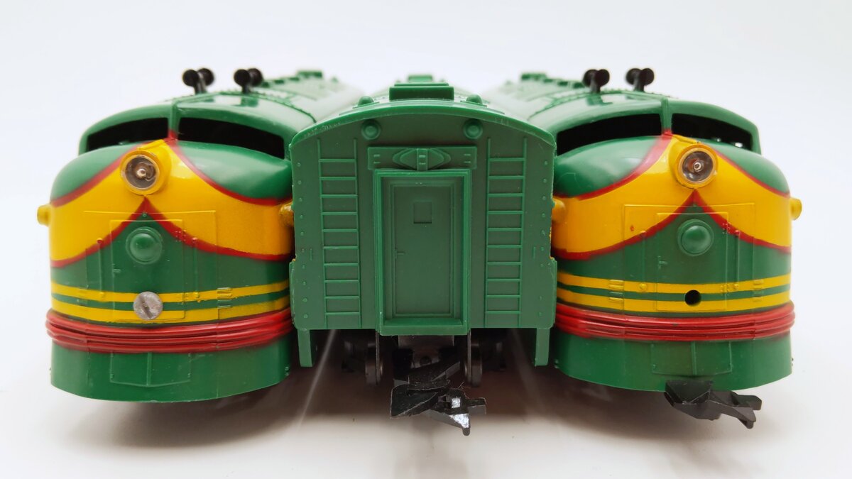 Marx 901 Vintage O Gauge Western Pacific F3 ABA Diesel Locomotive Set VG