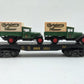 K-Line K661-1511 O Gauge Erie Flatcar W/Trucks EX