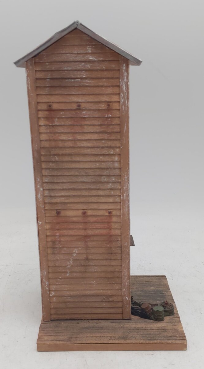 O Gauge Wooden Water Column Tower LN