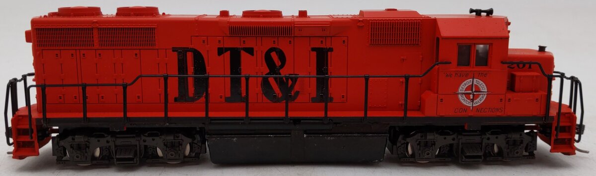 Atlas 7065 HO Scale Detroit, Toledo & Ironton GP-38 Diesel Engine #201 EX/Box