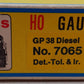 Atlas 7065 HO Scale Detroit, Toledo & Ironton GP-38 Diesel Engine #201 EX/Box