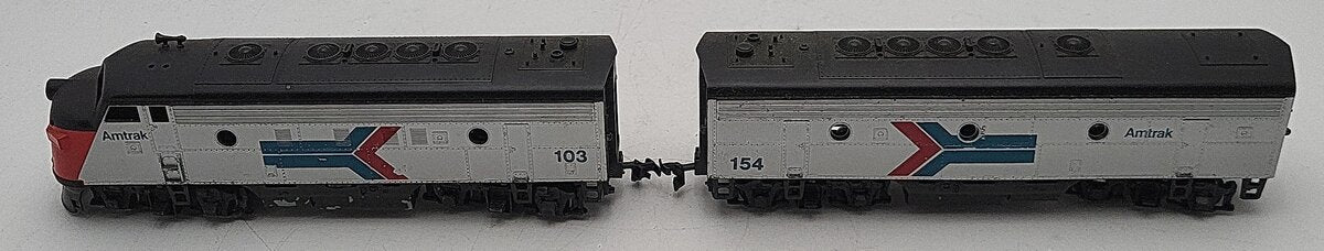 Athearn 29214 HO Amtrak F-7AB Dummy Diesel Locomotives #103/154 VG