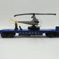 Lionel 3419 Vintage O Operating Flatcar w/ Double-Bladed Helicopter VG/Box
