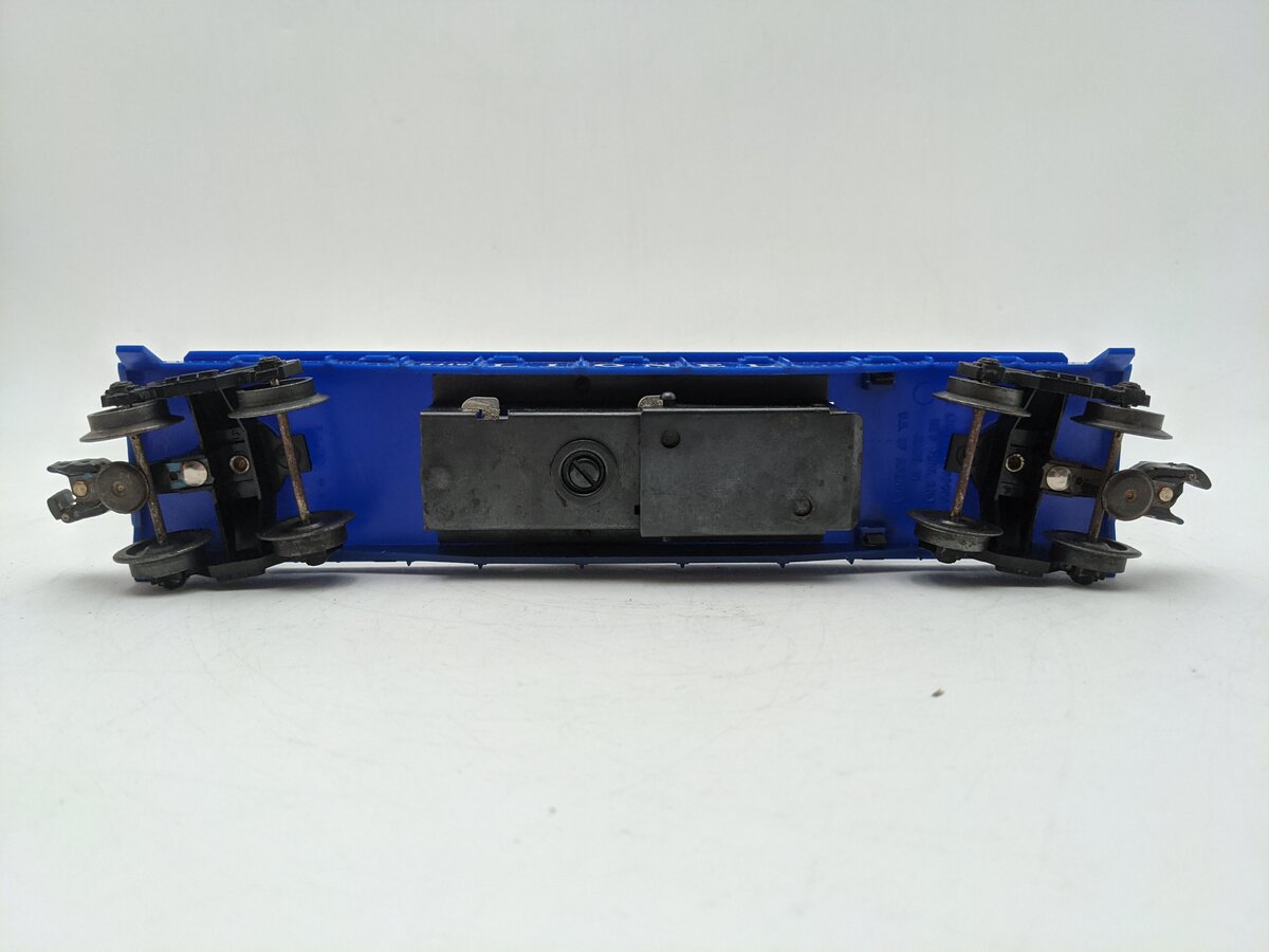 Lionel 3419 Vintage O Operating Flatcar w/ Double-Bladed Helicopter VG/Box