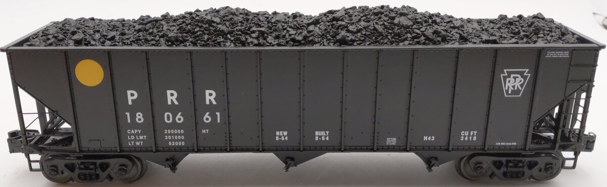 Lionel 6-27158 O Gauge Pennsylvania 3 Bay Open Hopper #180661 EX/Box