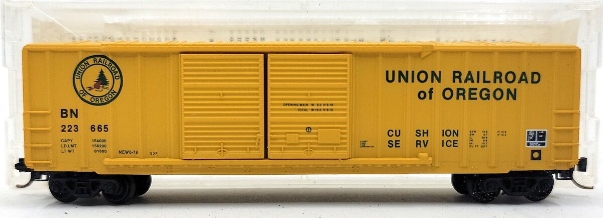 Micro-Trains 03000170 N Union R.R. of Oregon 50' Rib Side Boxcar #223665 VG/Box