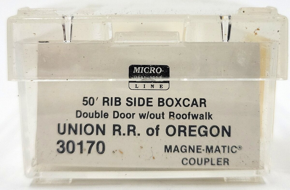 Micro-Trains 03000170 N Union R.R. of Oregon 50' Rib Side Boxcar #223665 VG/Box
