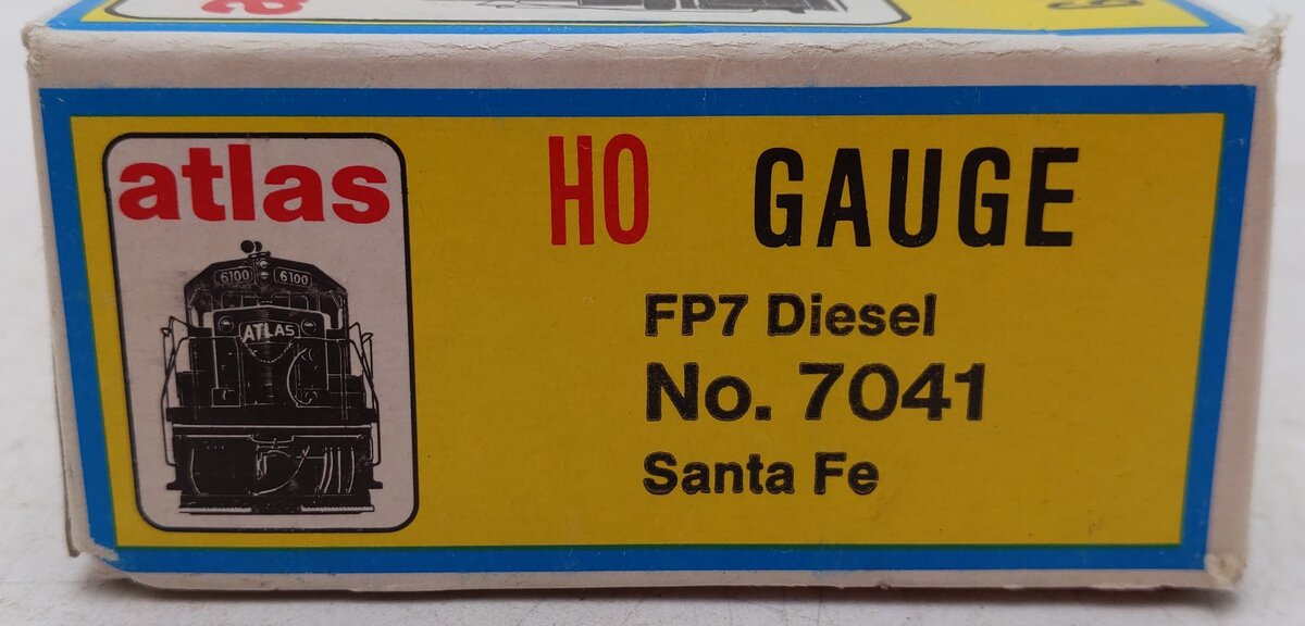 Atlas 7041 HO Santa Fe FP-7 Diesel Locomotive EX/Box