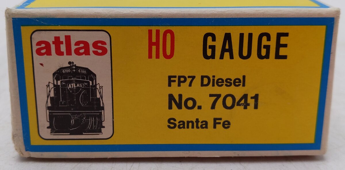 Atlas 7041 HO Santa Fe FP-7 Diesel Locomotive EX/Box
