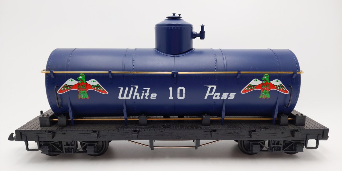 LGB 4080-W01 G White Pass Single Dome Tank Car EX