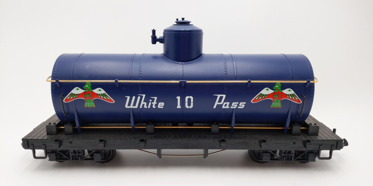 LGB 4080-W01 G White Pass Single Dome Tank Car EX