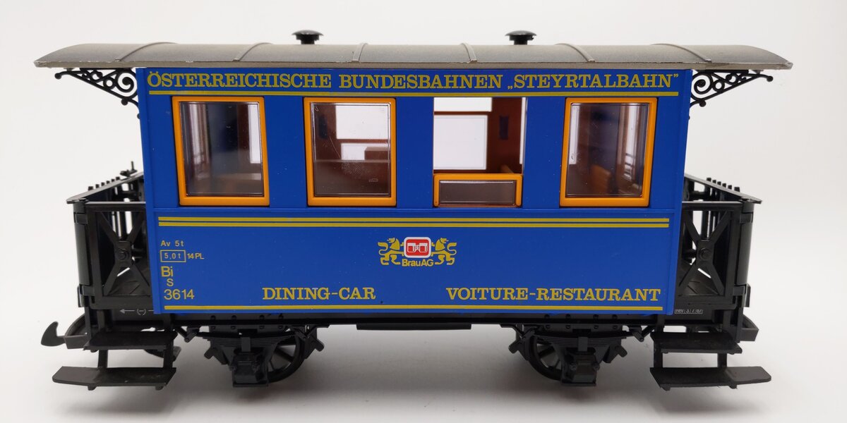 LGB 3013 G Gauge Osterreichische Bundesbahnen Dining Car EX/Box
