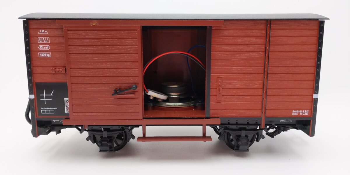 LGB 4235-S LGB Sound Boxcar EX/Box