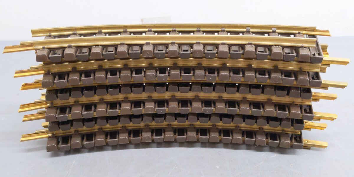 LGB 1100 G Scale 30 Degree Curved Track Sections (12) EX