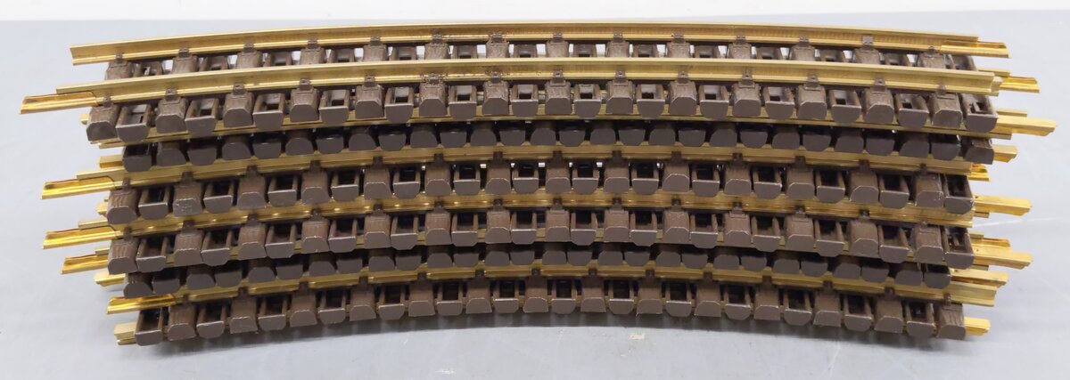 LGB 1500 G Scale Wide Radius Curved Track Sections (12) EX