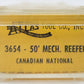Atlas 3654 N Scale CN 50' Reefer #231148 LN/Box