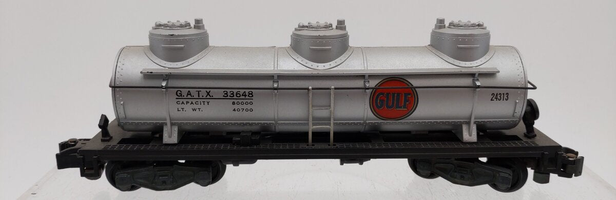 American Flyer 926 Vintage S Gulf Triple Dome Tank Car EX