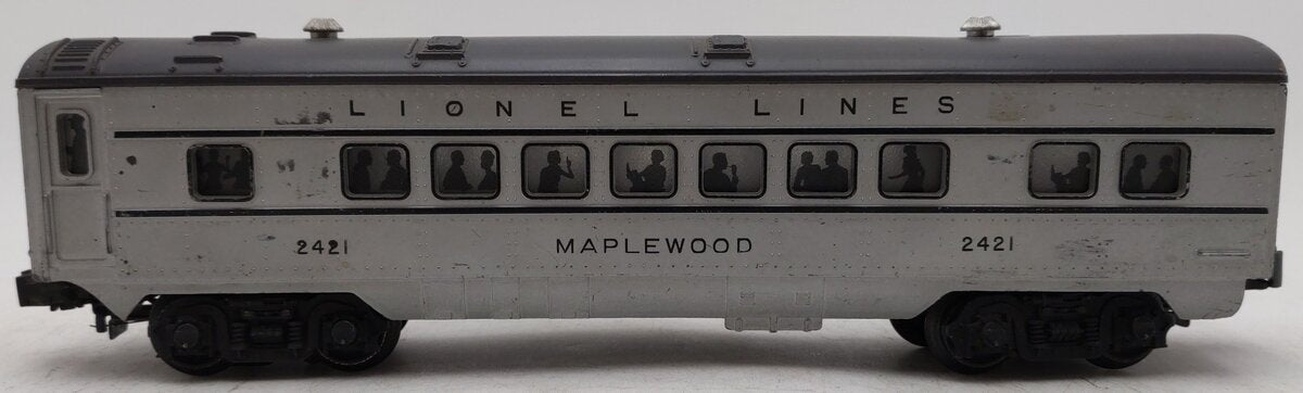 Lionel 2421 O Vintage Lionel Lines Maplewood Lighted Pullman Car #2421 VG