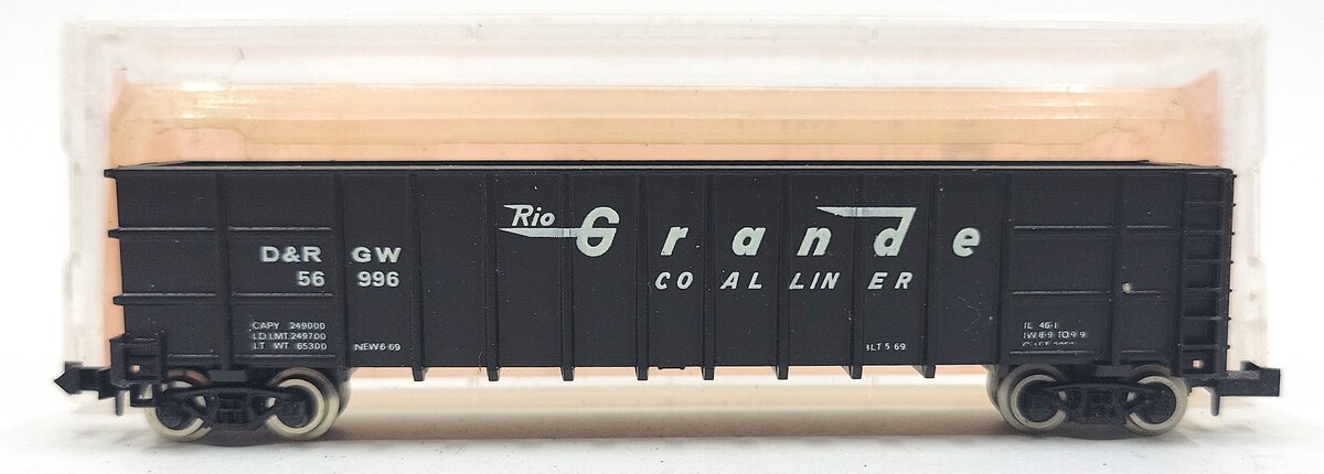 Roundhouse 8103 N Denver & Rio Grande Western Thrall Coal Gondola #56996 LN/Box