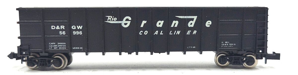 Roundhouse 8103 N Denver & Rio Grande Western Thrall Coal Gondola #56996 LN/Box