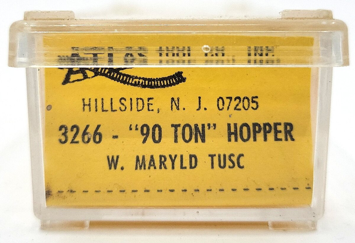 Atlas 3266 N Scale Western Maryland Hopper #85090 LN/Box
