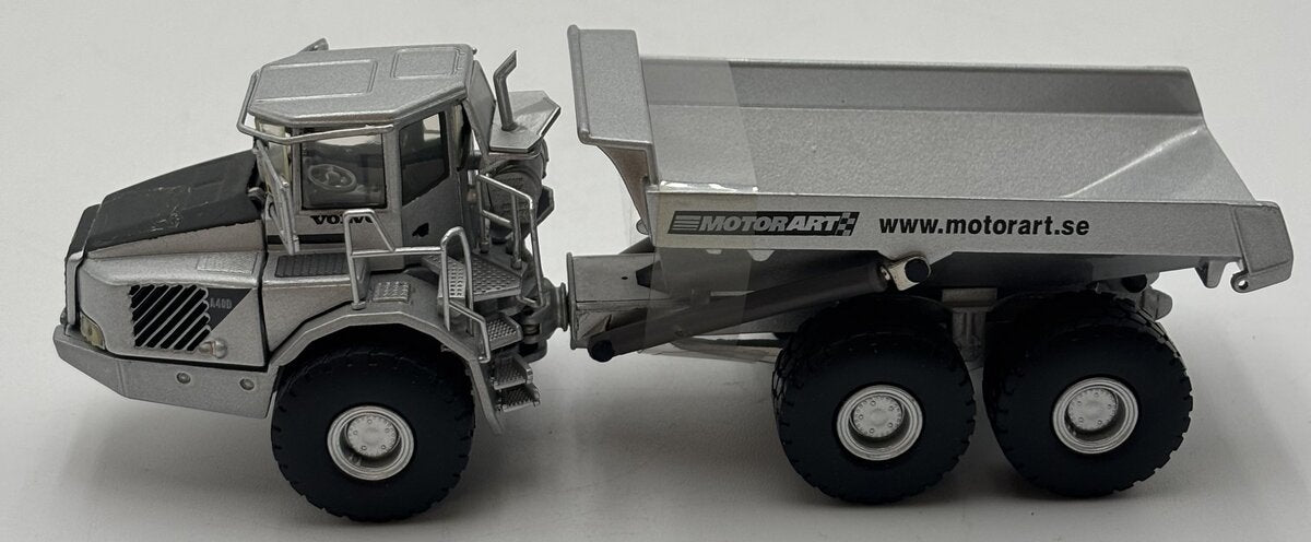 Motorart 13145 1:43 2006 Issue Silver Volvo A40D Articulated Dump Truck EX