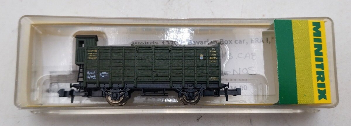 Trix 13202 N Scale DB K.Bay Sts.II Bavarian Boxcar #65515 LN/Box