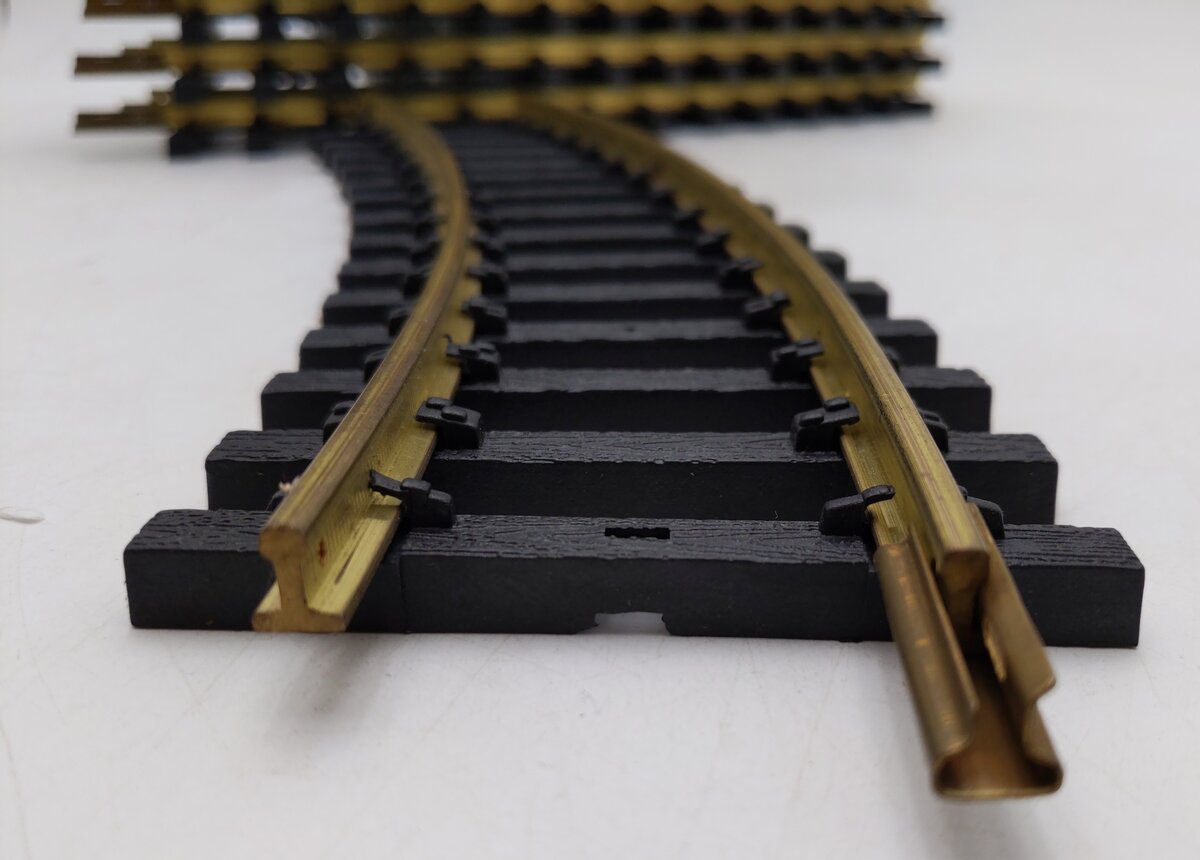 Aristo-Craft 30112 US Brass 6.5' Diameter Curved Track (12) EX
